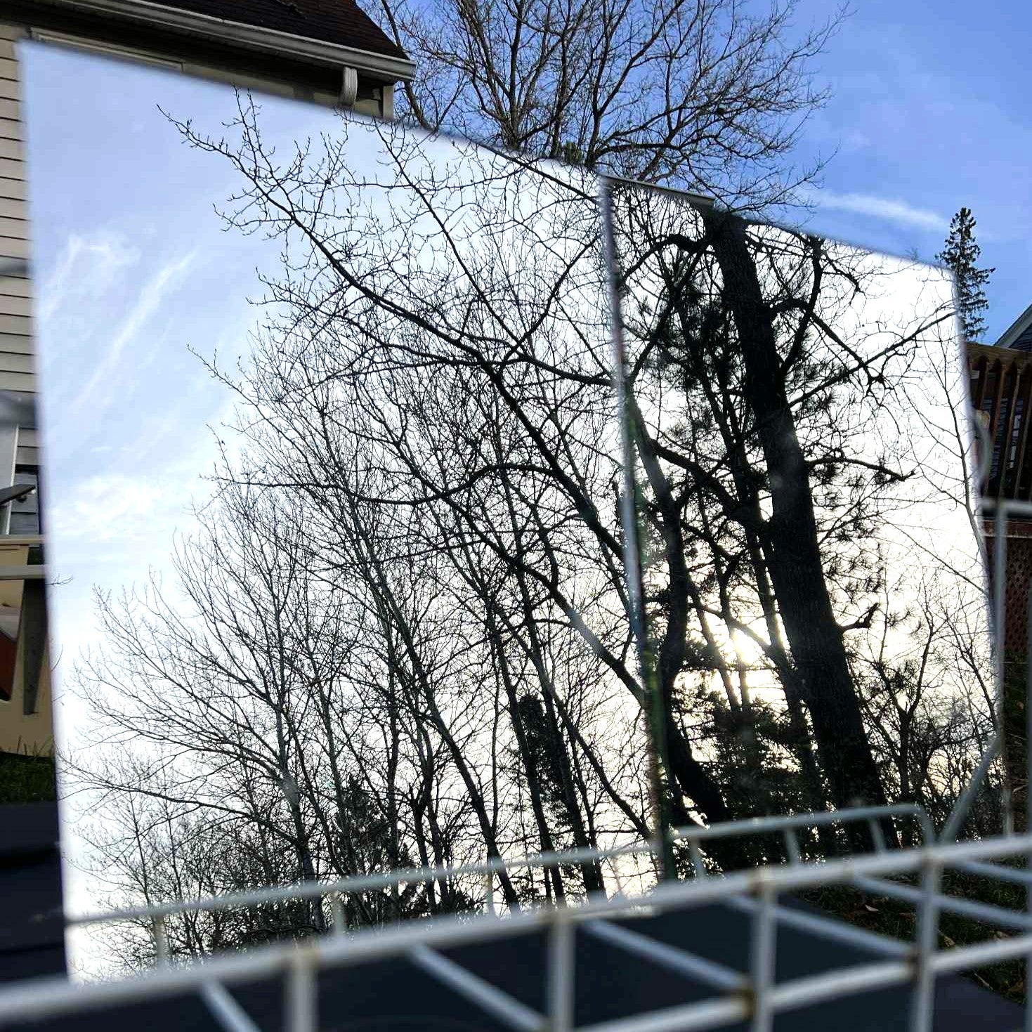 Mirror Glass Sheets- 2 Sheets (6"x8")